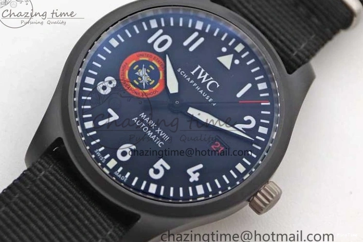 MIROTIME 0403 Mark XVIII ‘TOPGUN SFTI’ Ceramic M+F Best Edition Black Dial on Black Nylon Strap A MultiPurpose 7047